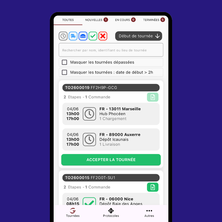 Driver app powered by Drivers by B2P